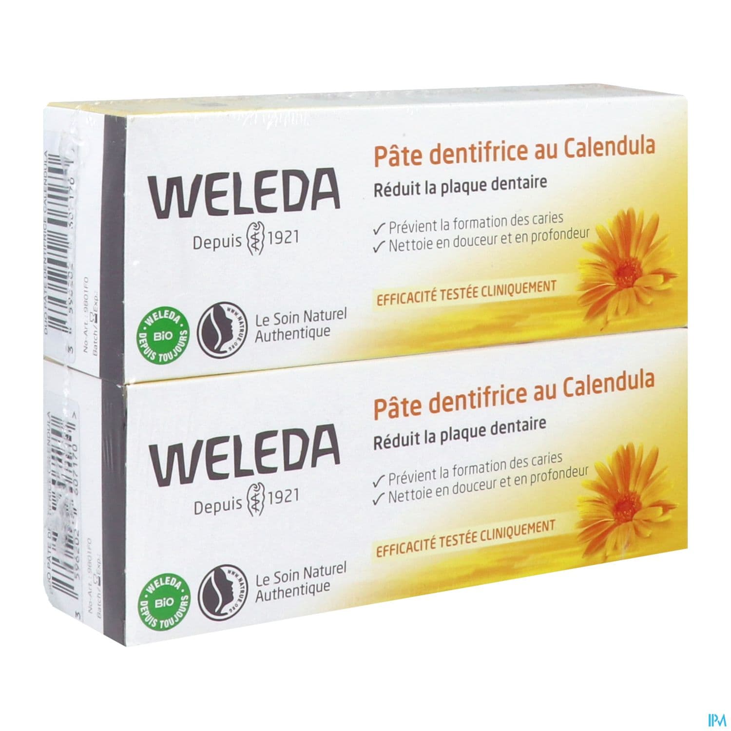 WELEDA PATE DENT CALENDULA 75ML X2
