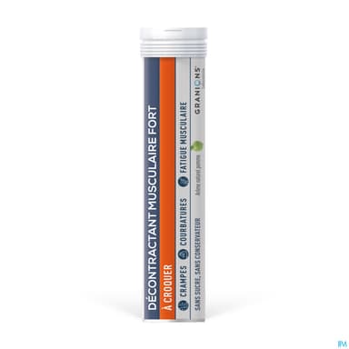 Granions Decontractant Musculaire Fort Comprime A Croquer 30