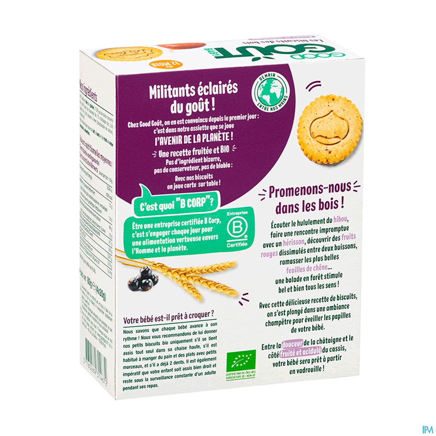 Good Gout Baby Biscuit Des Bois 80g