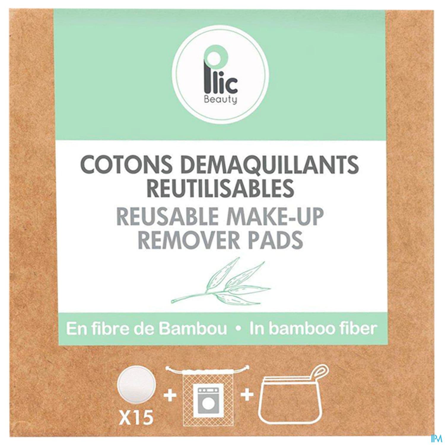 Plic Beauty Coton Demaquillant Reutilisable X15