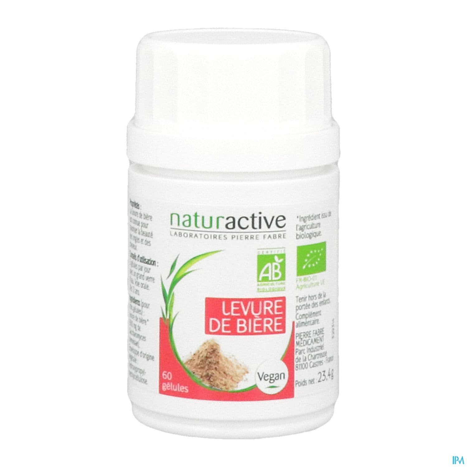 Naturactive Levure De Biere Bio Gelule 60