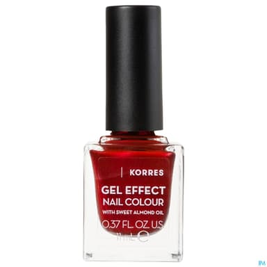 Korres Vernis A Ongles Amande Douce 58 Rouge Velours 11ml