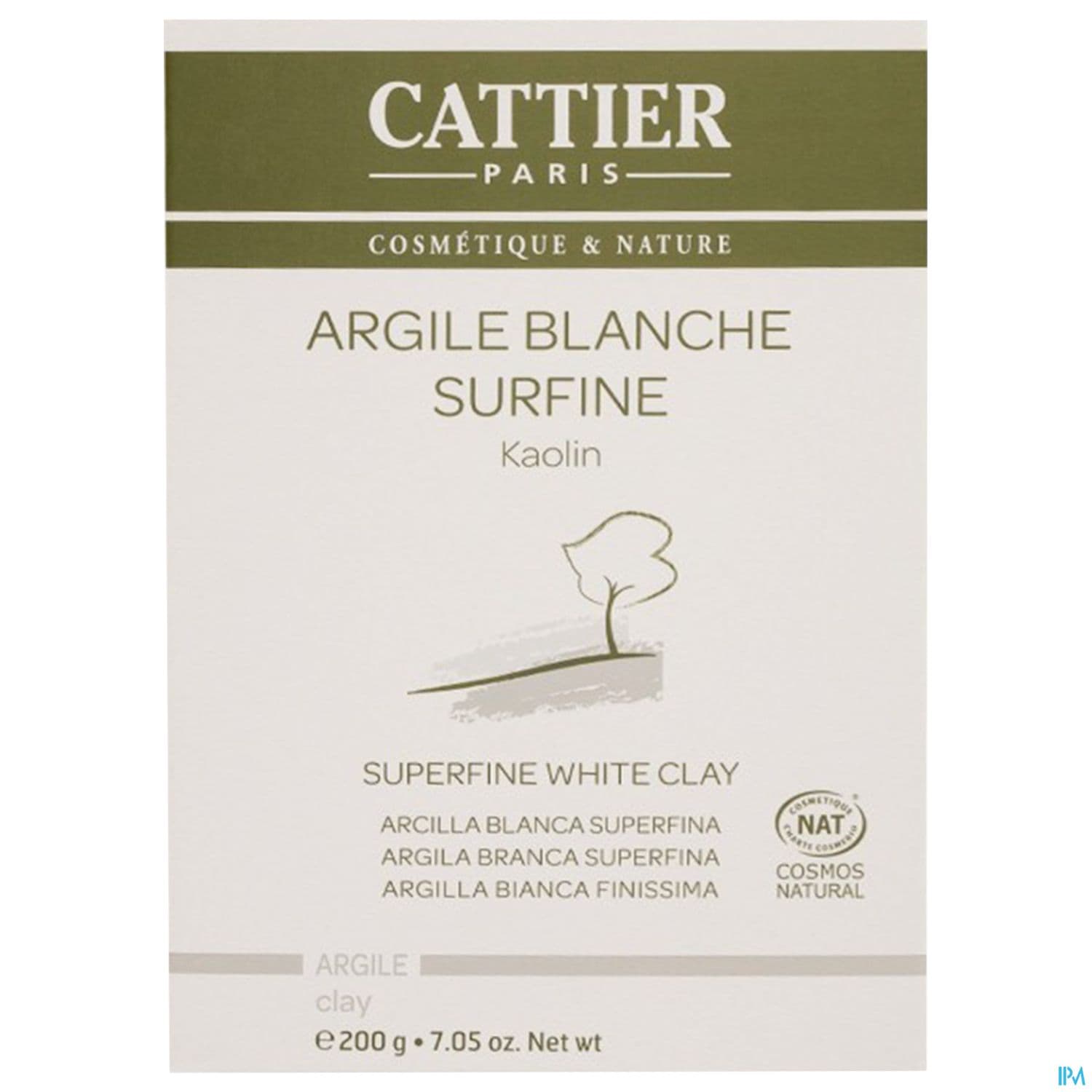 CATTIER ARGILE BLANC SURFINE 200G