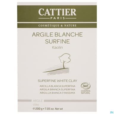 CATTIER ARGILE BLANC SURFINE 200G