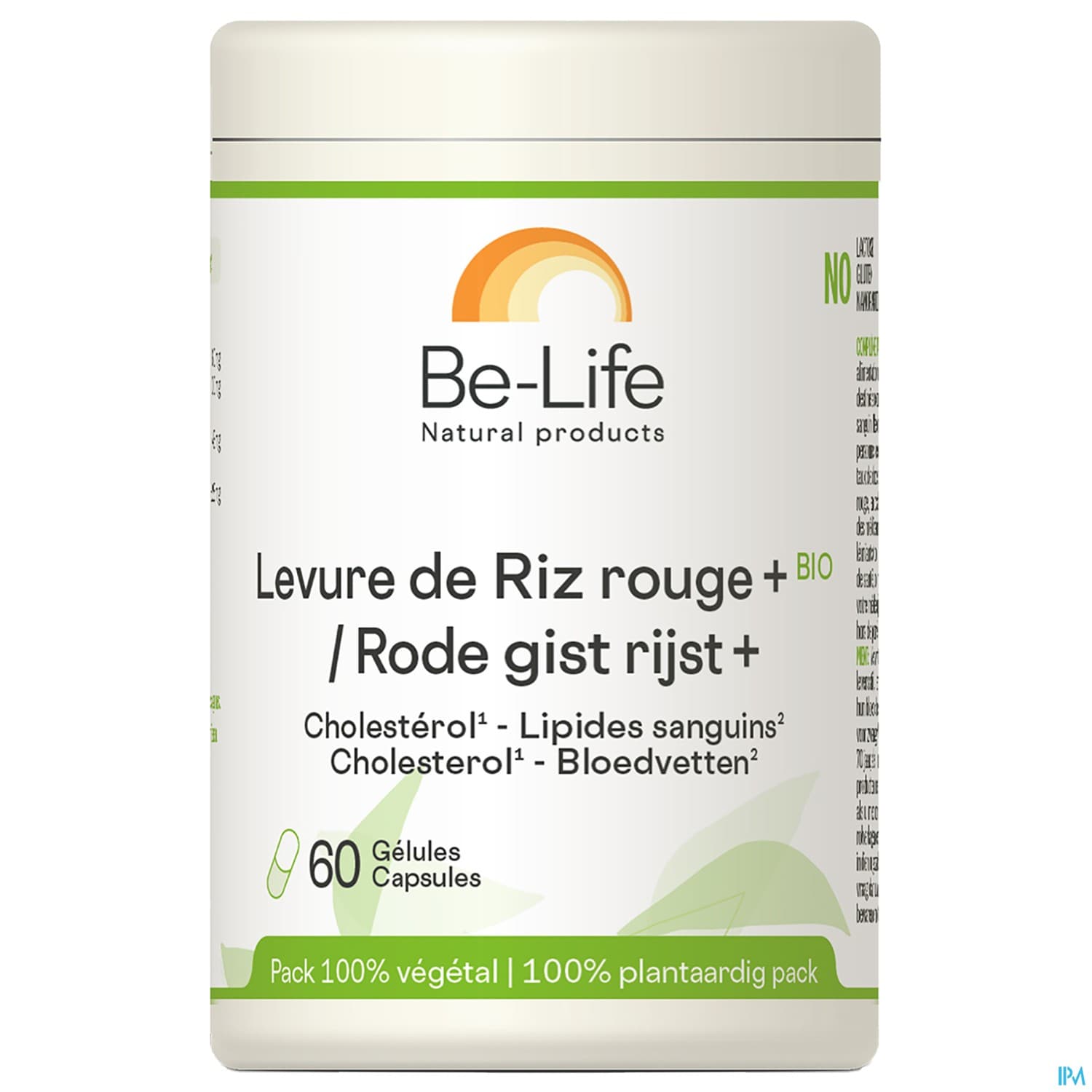 Be Life Levure De Riz Rouge Gelule 60