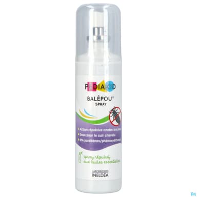 Ineldea pédiakid balépou spray effet bouclier – 100ml