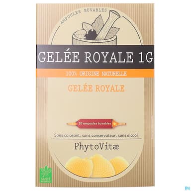 Phytovitae Gelee Royale Ampoule Buvable 10ml 20