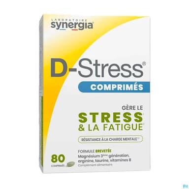 Synergia D Stress Comprime 80