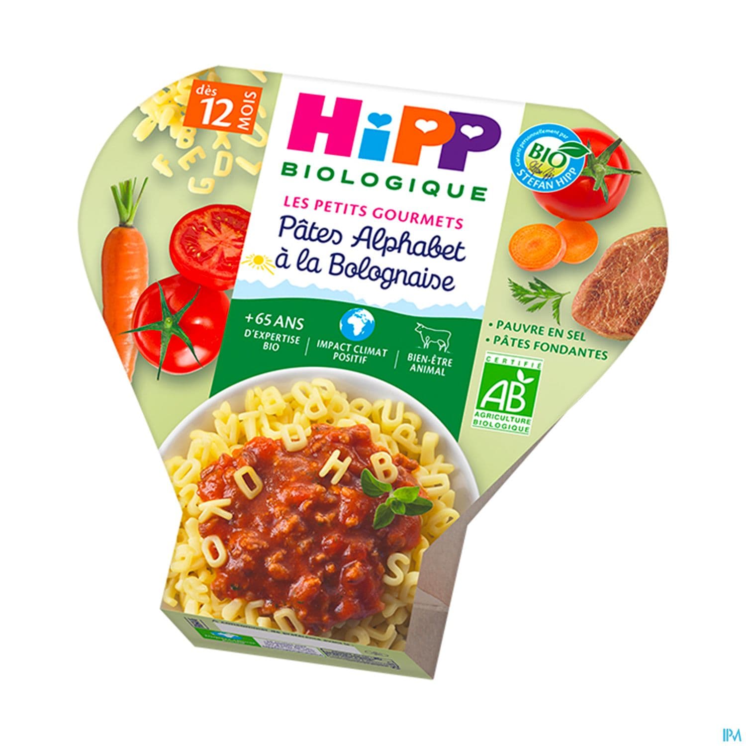 HIPP PATE ALPHABET BOLOGNAISE 230G — Grande Pharmacie Bastille Faubourg - Apothical