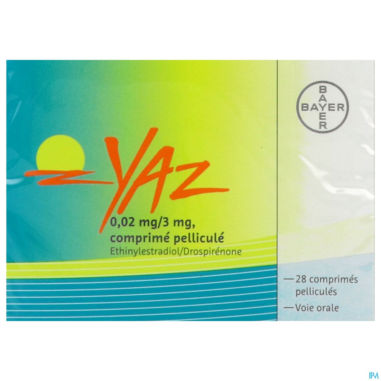 Yaz 0mg02/3mg Comprime 28 X3
