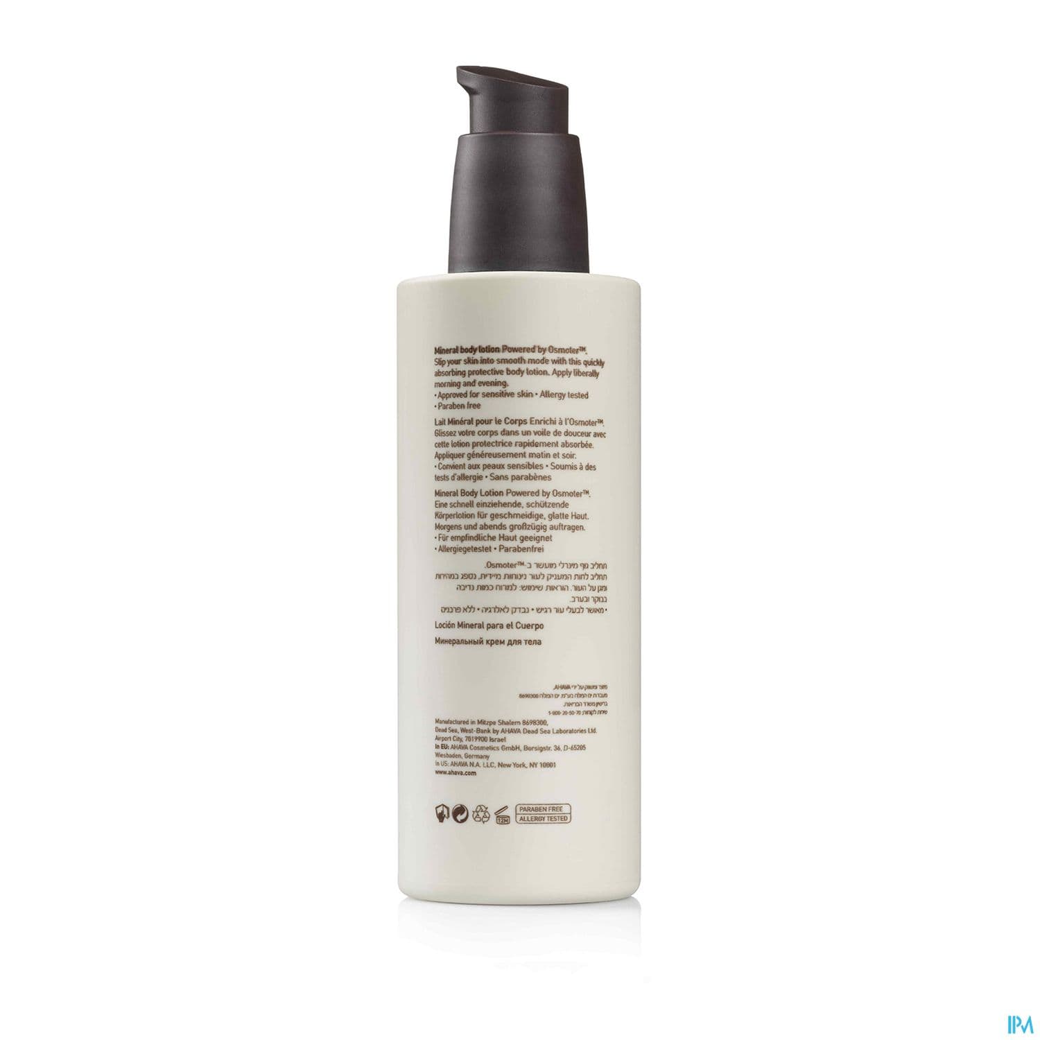AHAVA LAIT CORPS MINERAL 250ML