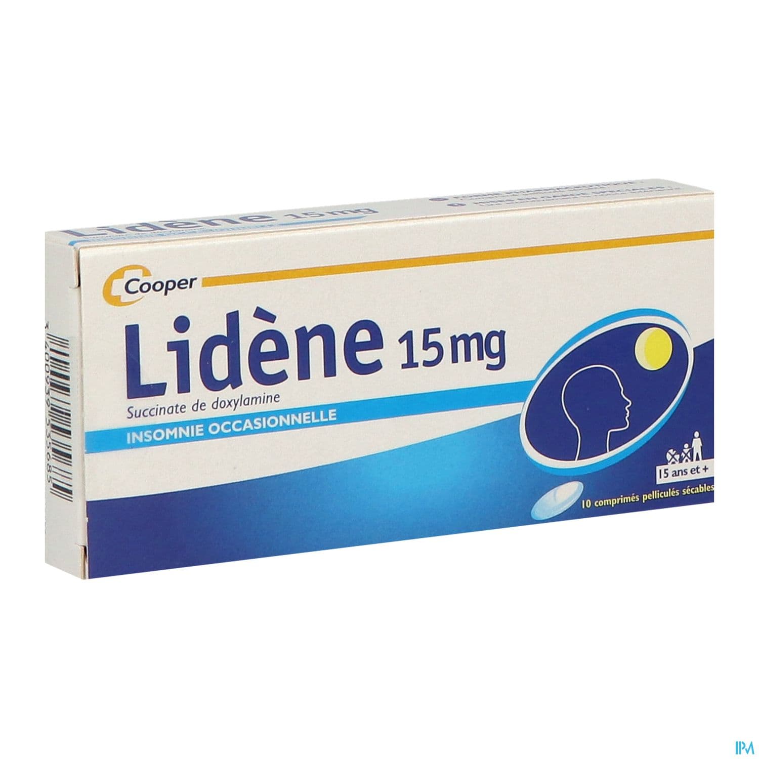 LIDENE 15MG CPR SECABLE 10