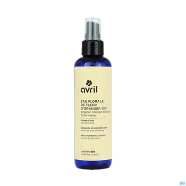 Avril Eau Florale De Fleur D'oranger Certifiee Bio 200ml