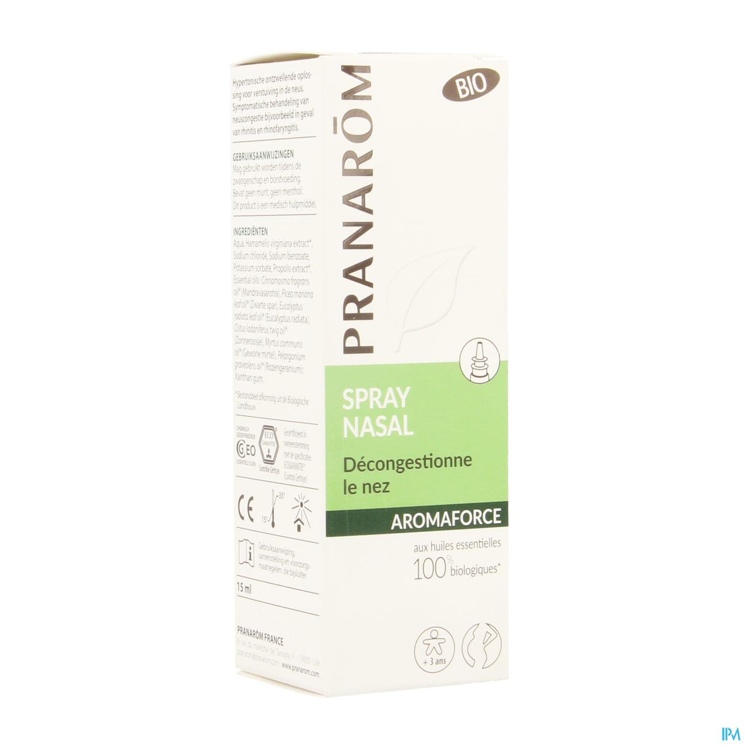 Pranarom Aromaforce Bio Spray Nasal 15ml