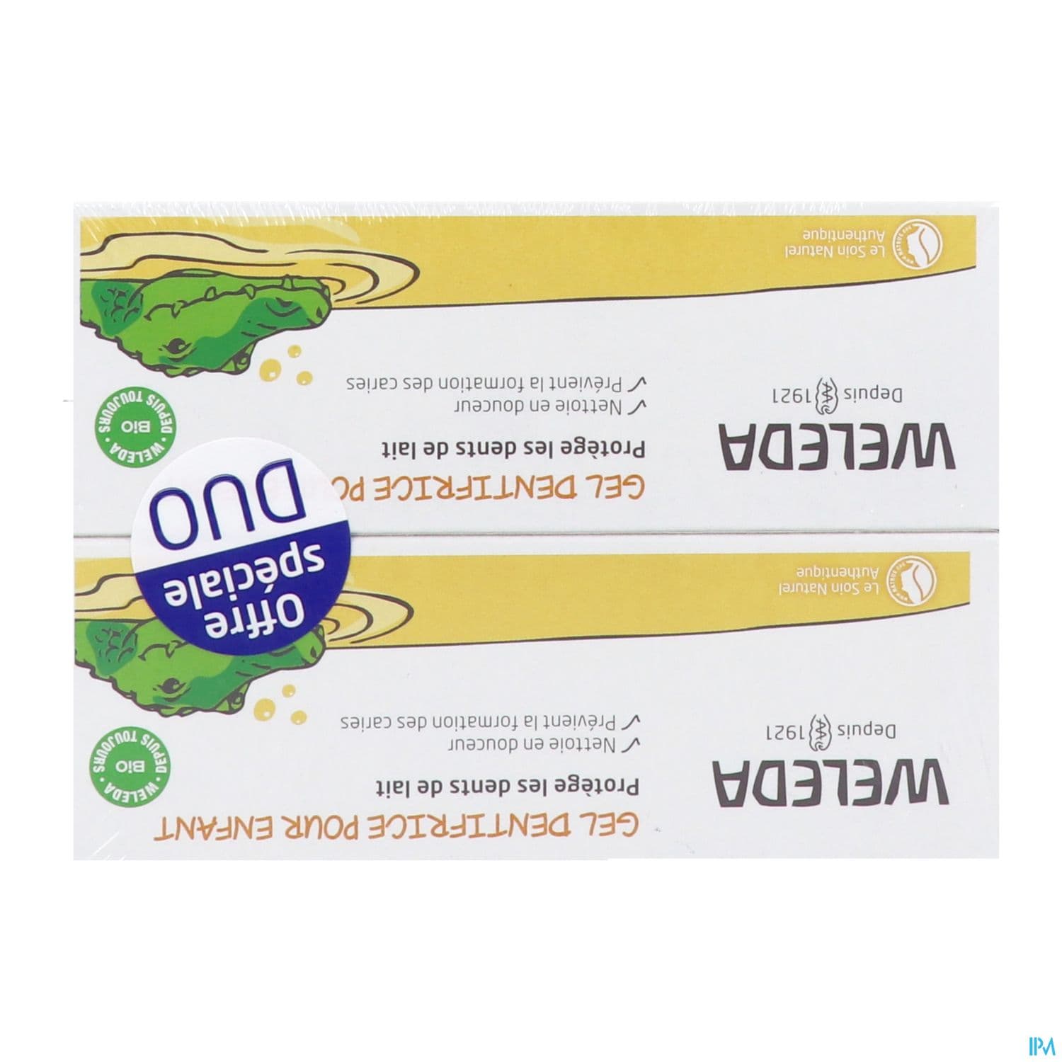 WELEDA DENTIFRICE GEL ENFANT DUO