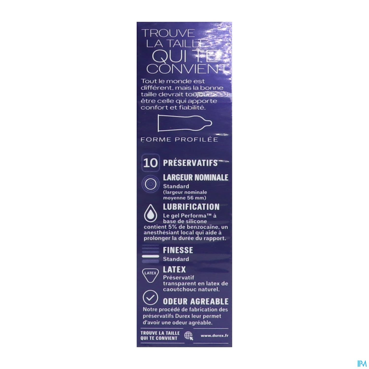 DUREX PERFORM BOOST Préserv B/10