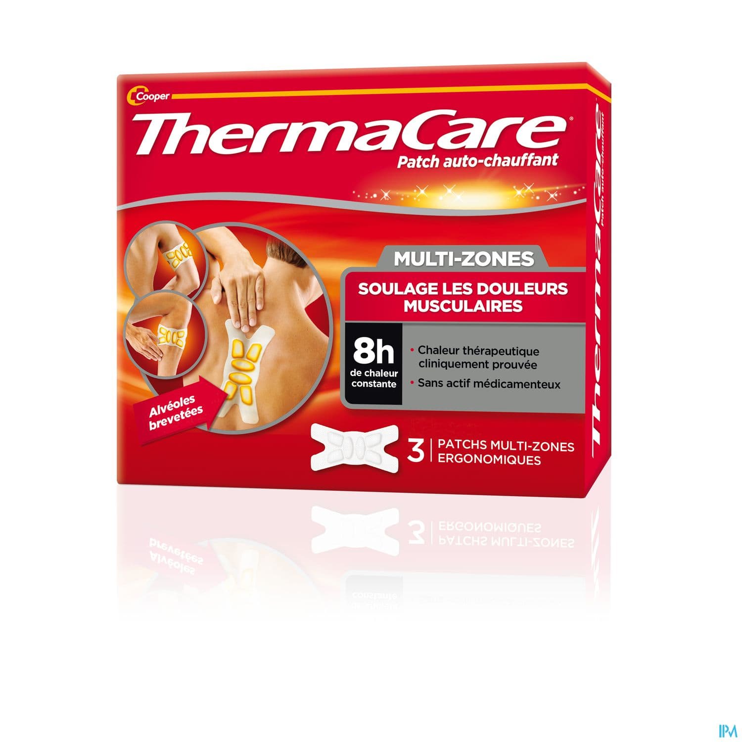 Cooper Thermacare Patch Chauffant Multi Zones X3