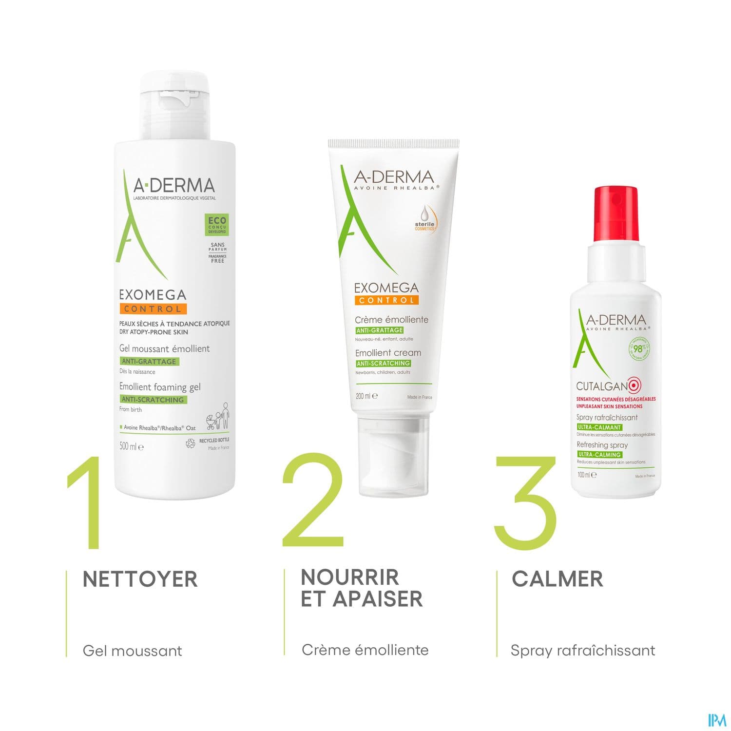 A-DERMA EXOMEGA CONT MOUS 500ML