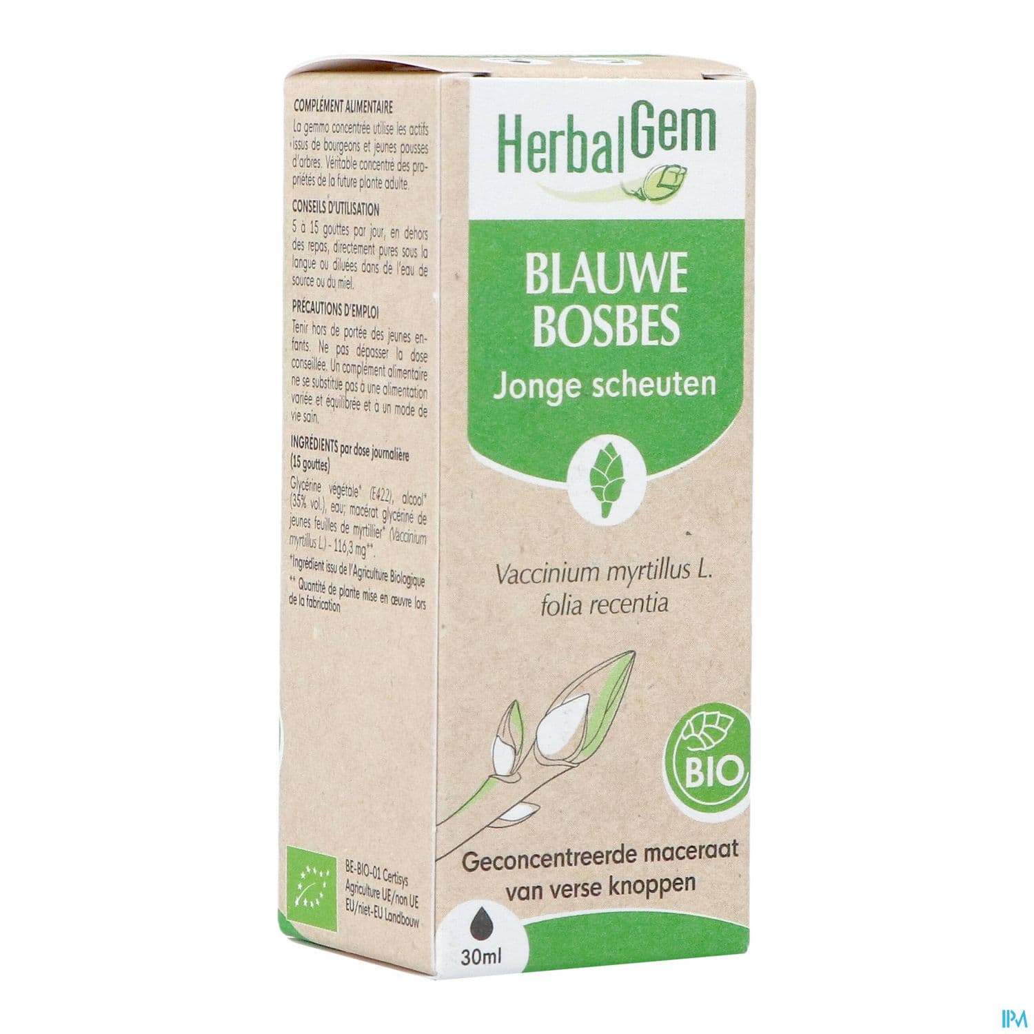 HERBALGEM MACER MER BIO MYRTIL30ML