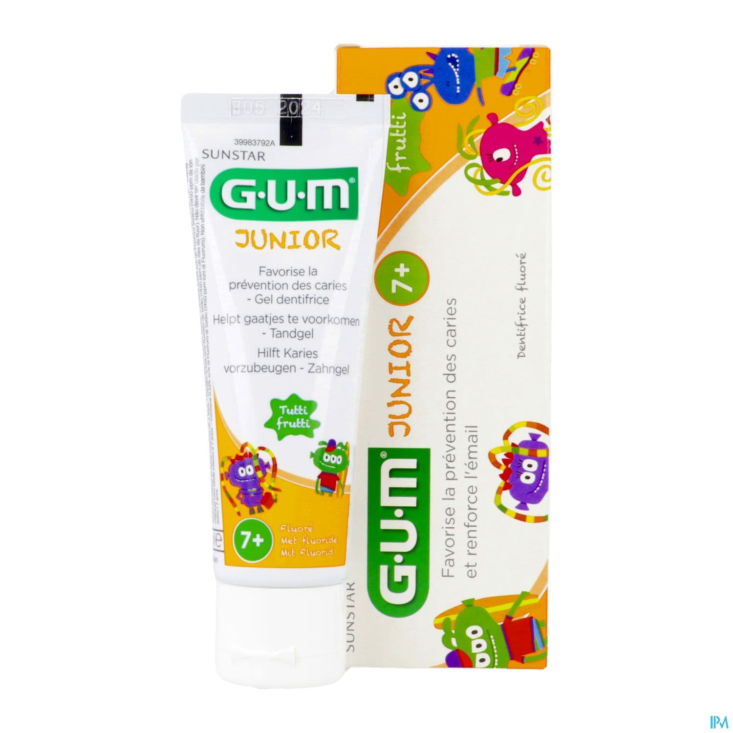 Gum Dentifrice Junior 7/12ans 50ml