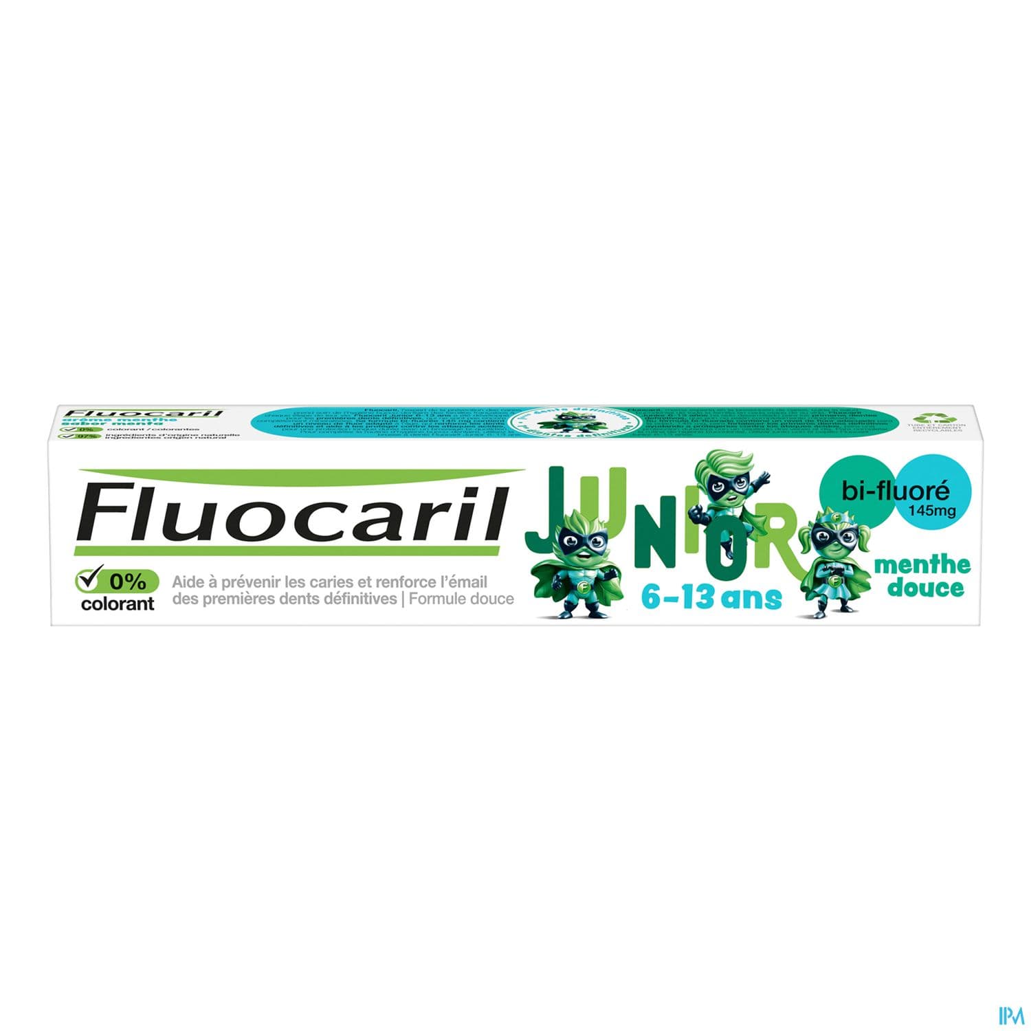 Fluocaril Junior Dentifrice Gel Menthe 75ml