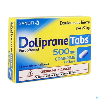 DOLIPRANETABS 500MG CPR 16