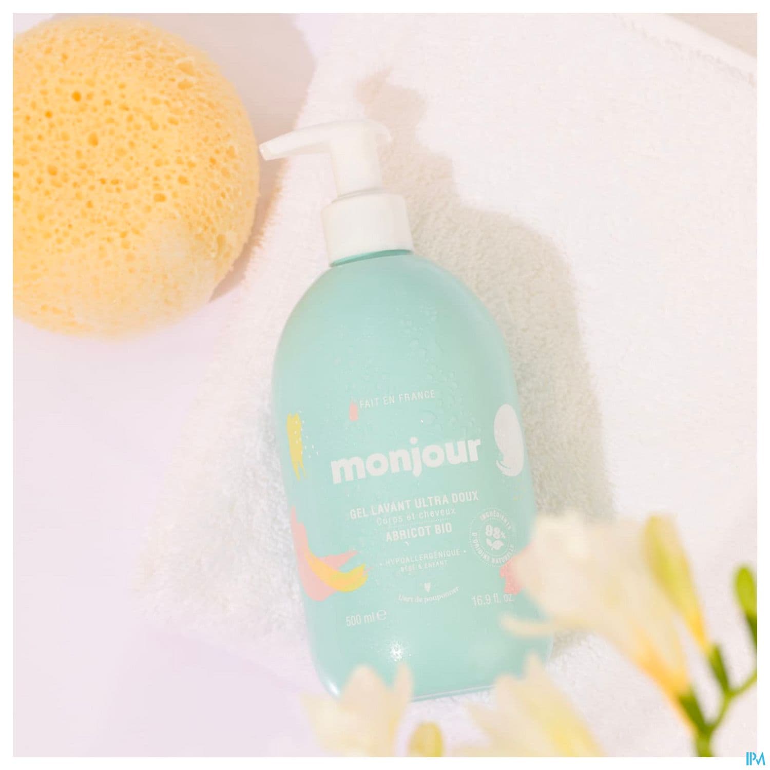 Monjour Gel Lavant Corps Et Cheveux Ultra Doux Et Des La Naissance 500ml