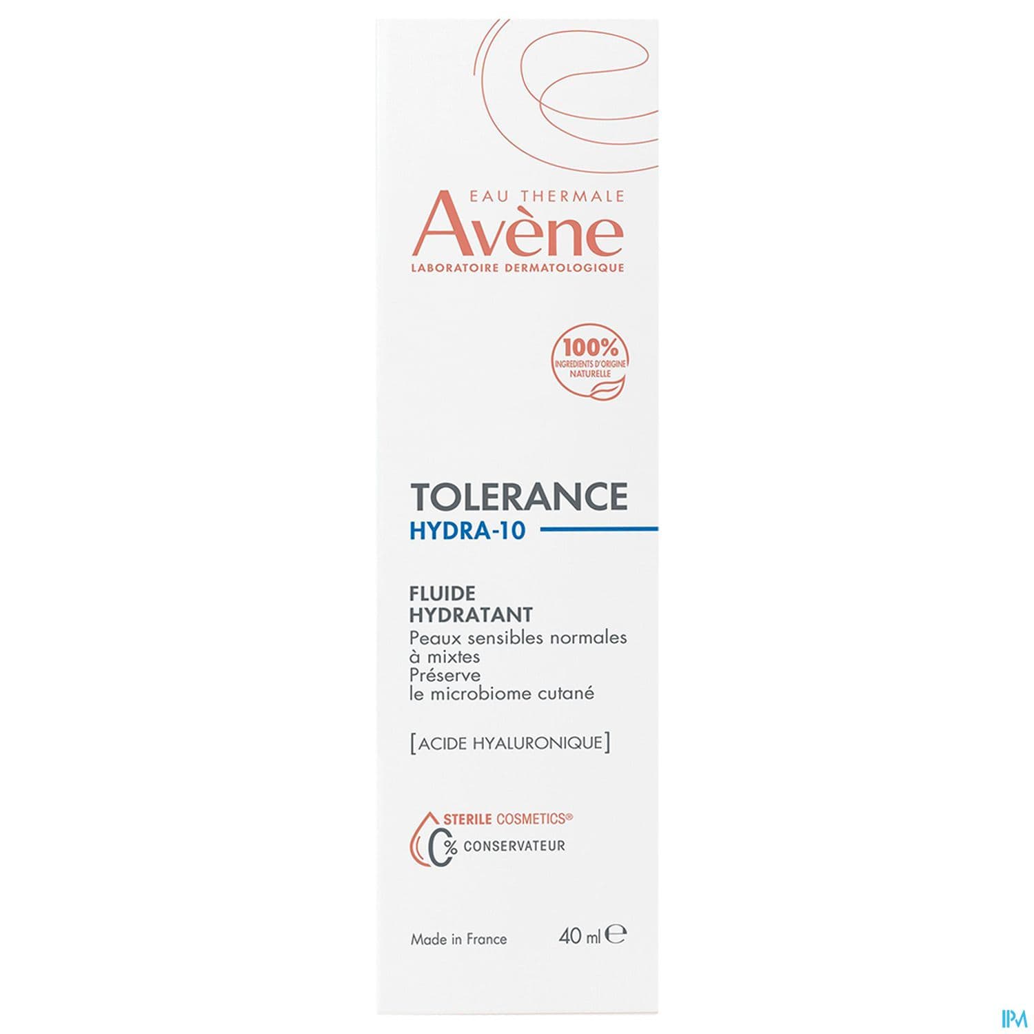 AVENE TOLERANCE HYDRA 10 FLUID40ML