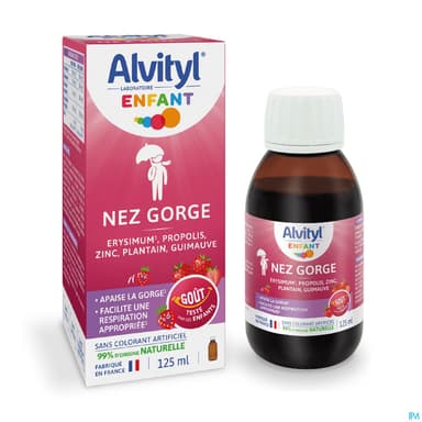 ALVITYL ENFANT NEZ GORGE 125 ML