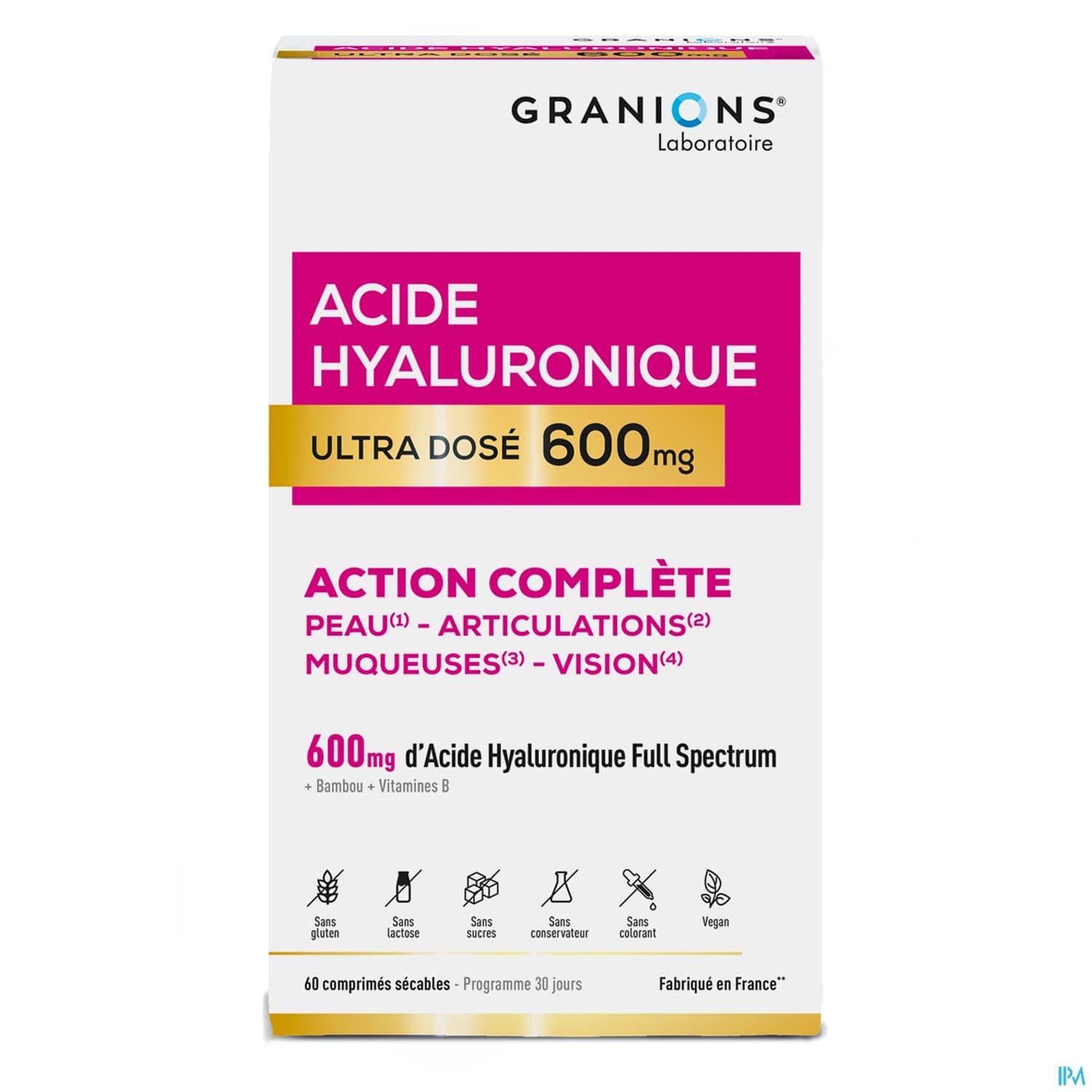 GRANIONS ACIDE HYALURONIQUE CPR 60