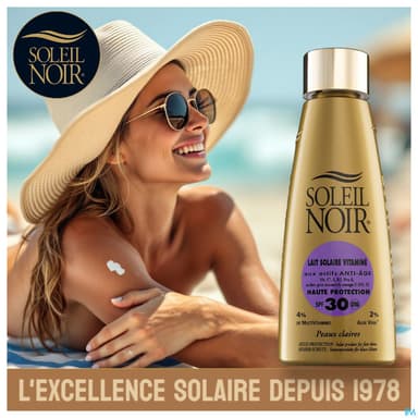 Soleil Noir Lait Solaire Vitamine Ip 30 Haute Protection 150ml