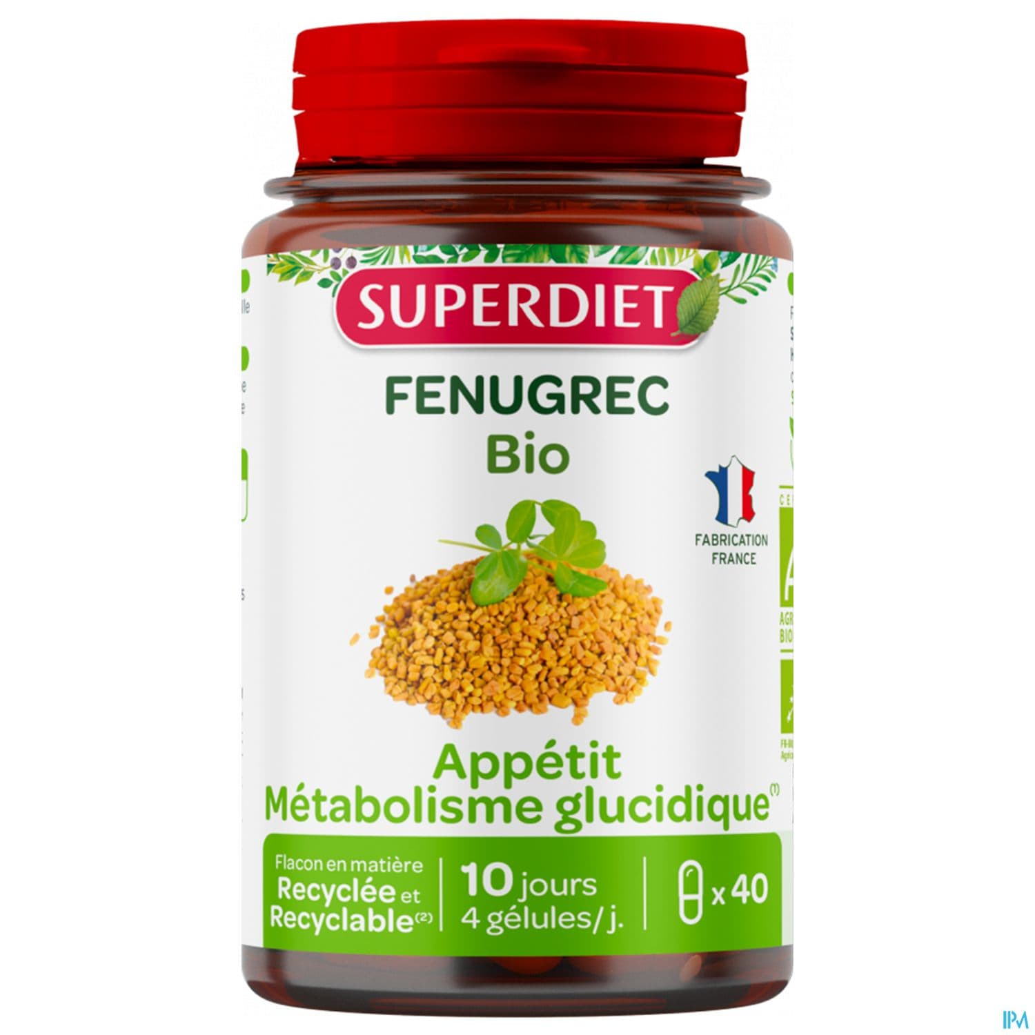 Superdiet Fenugrec Bio Gelule 40