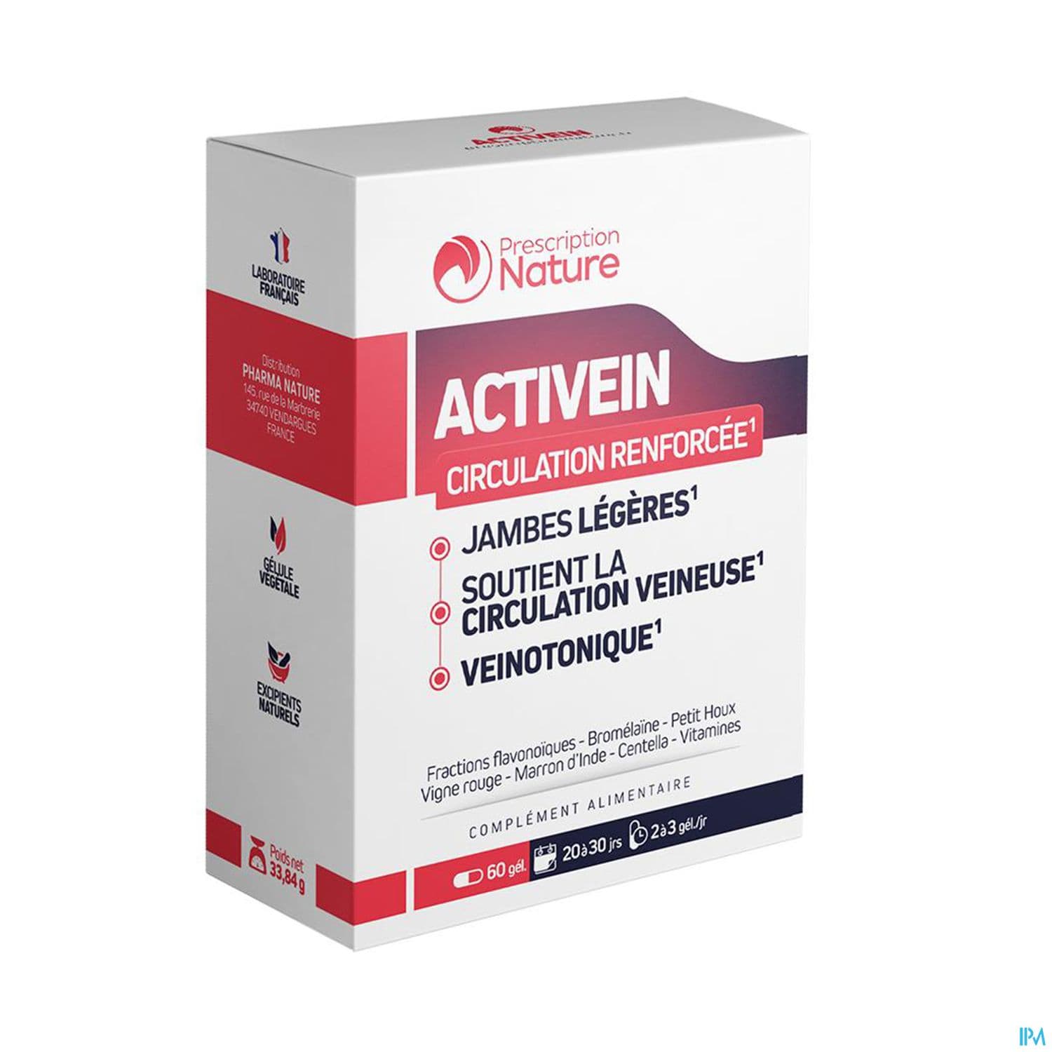 Prescription Nature Activein Gelule 180