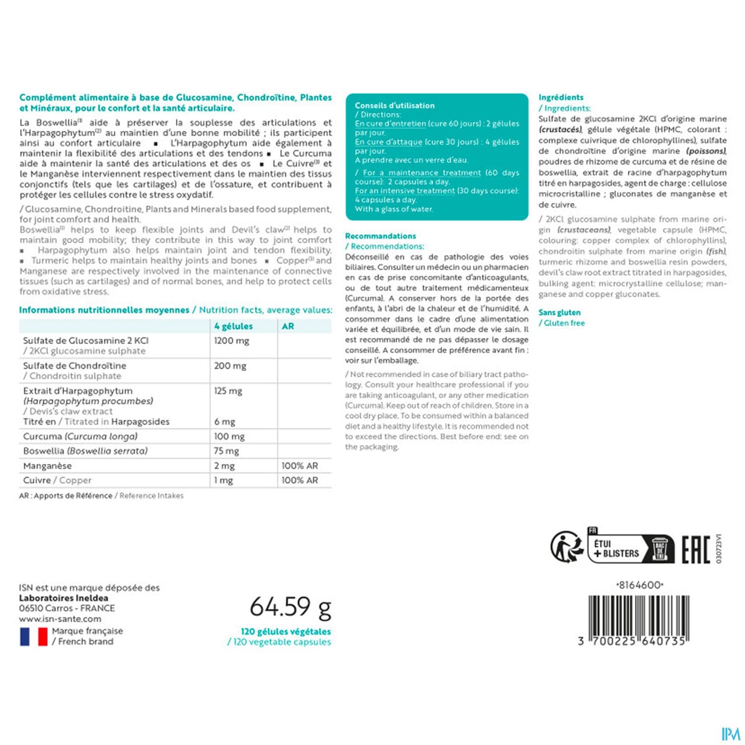 ISN ARTROBIOL PLUS GELULE 120
