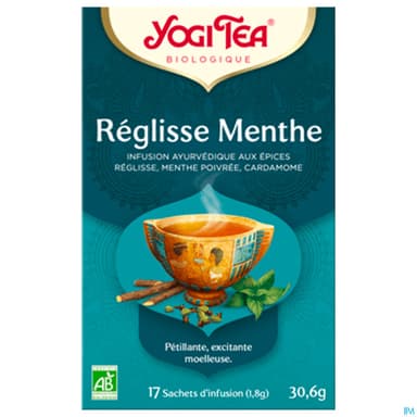 YOGI TEA REGLISS/MENTH BIO SACH 17