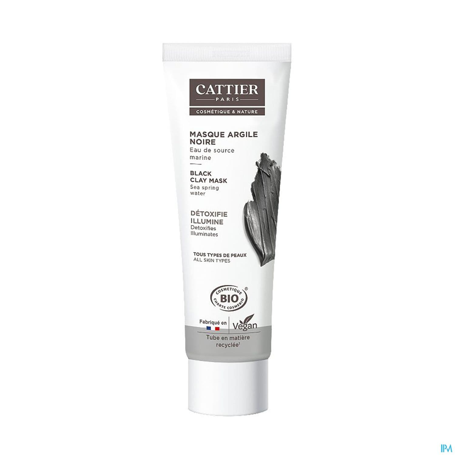 Cattier Masque Argile Noire Bio 100ml