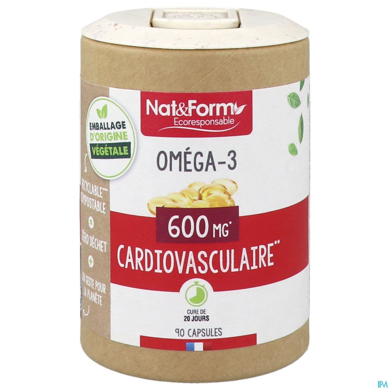 Nat Et Form Ecoresponsable Huile D'omega 3 Gelule 90