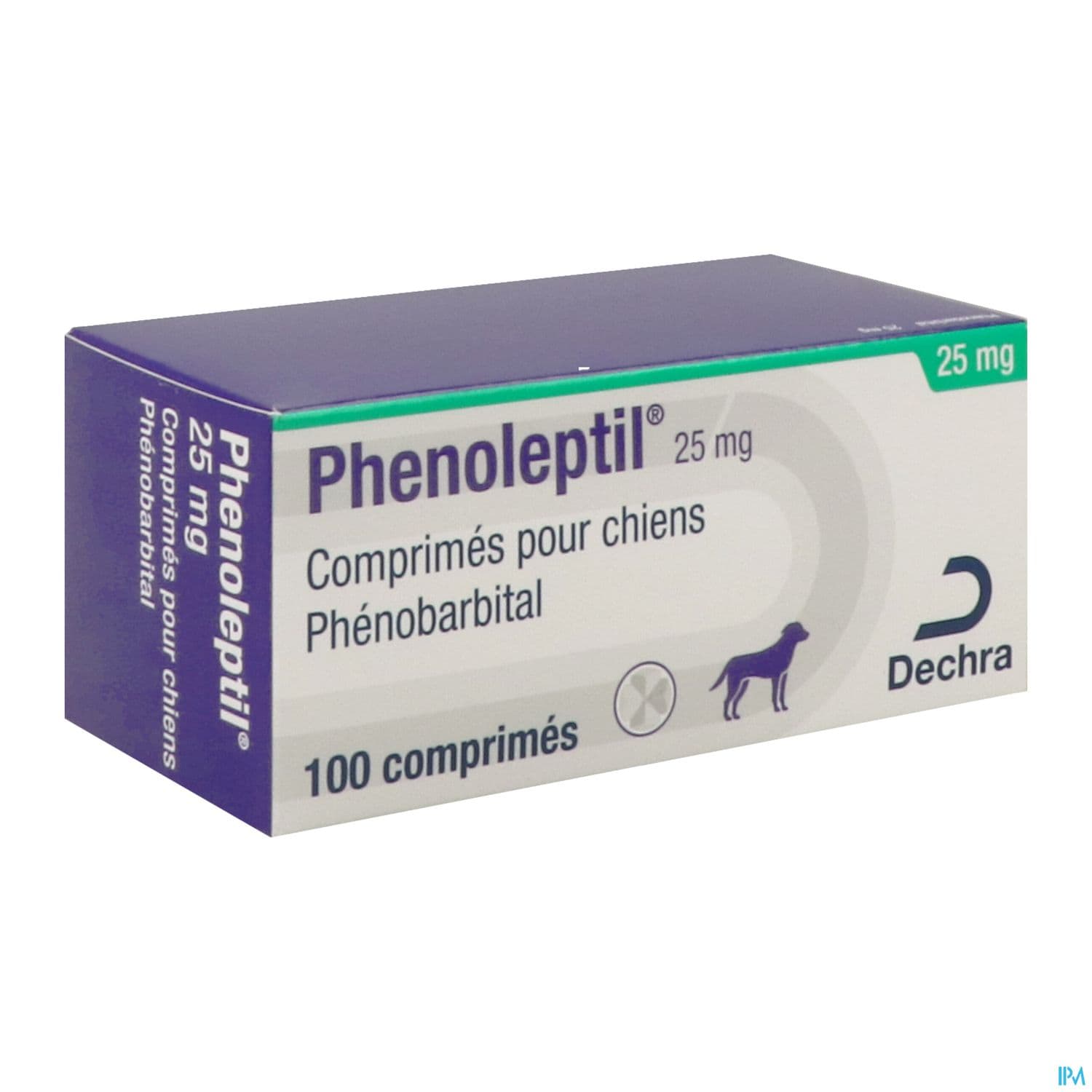 Phenoleptil 25mg Prevention Crise Epilepsie Chien Comprime 100