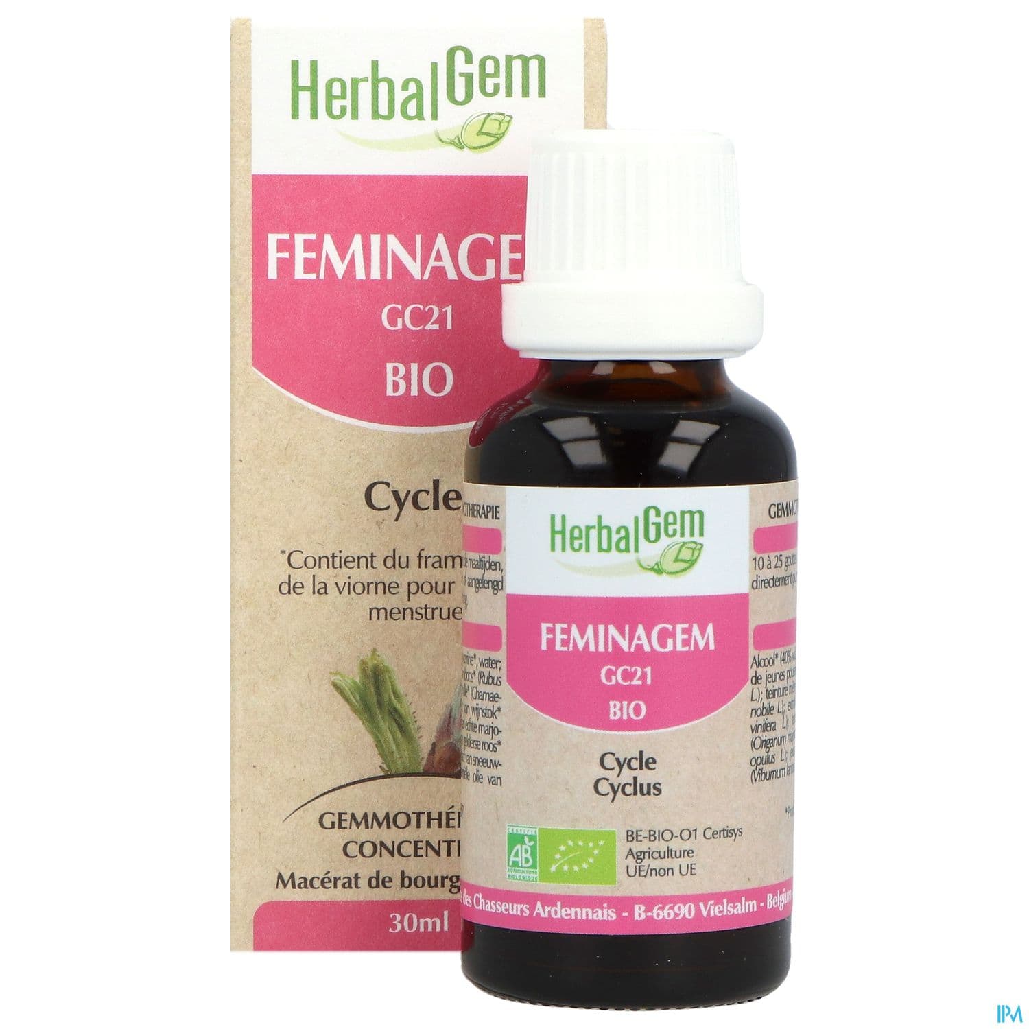 Herbalgem Feminagem Gc21 Confort Menstruel Bio 30ml