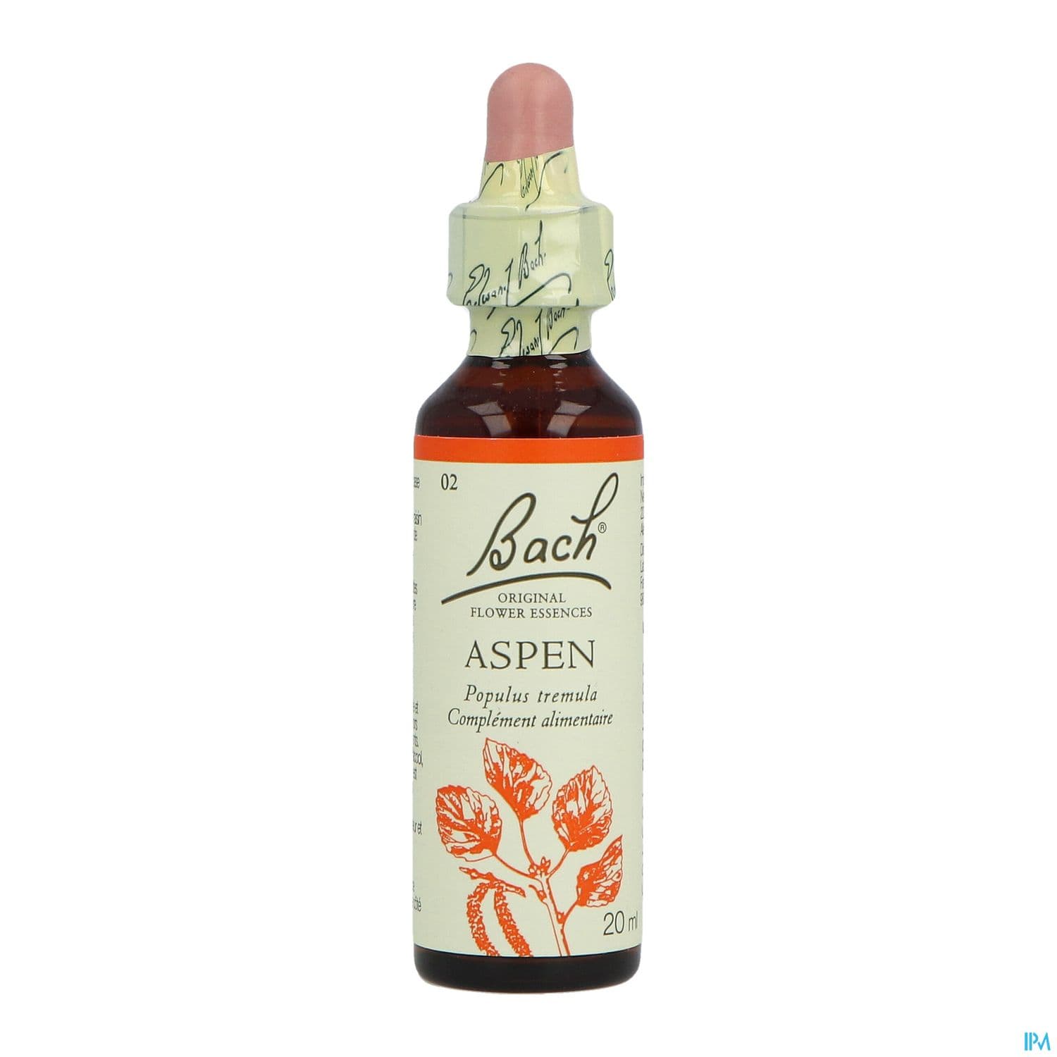 Fleurs De Bach Original 02 Aspen Compte Gouttes 20ml
