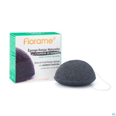 Florame Purete Eponge Konjac Naturelle Charbon