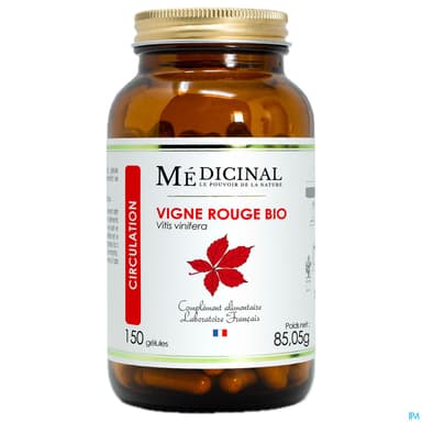Medicinal Vigne Rouge Bio Gelule 150