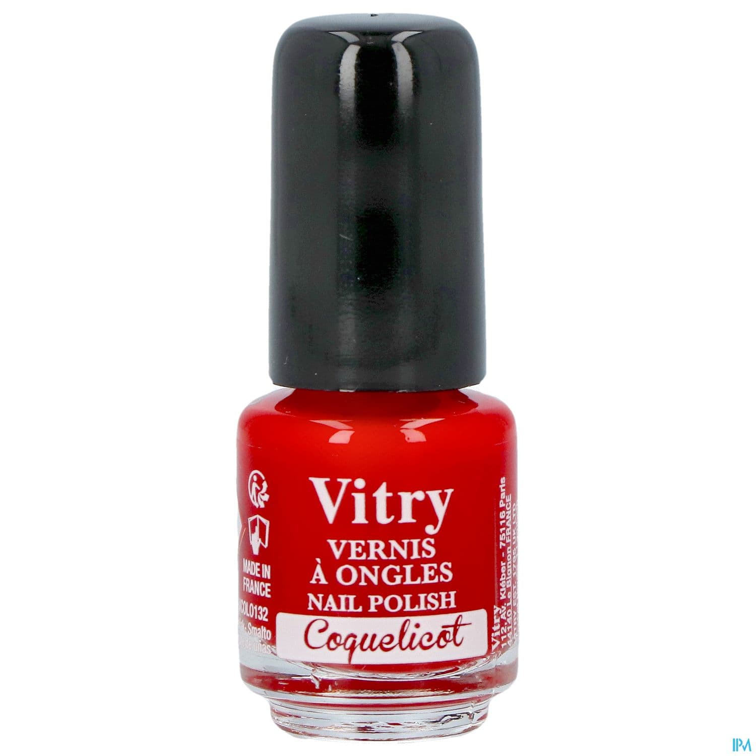 Vitry Vernis Ongles Coquelicot Mini 4ml