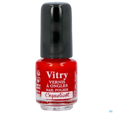 Vitry Vernis Ongles Coquelicot Mini 4ml