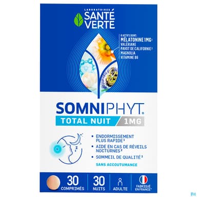 Sante Verte Somniphyt Total Nuit 1mg Comprime 30