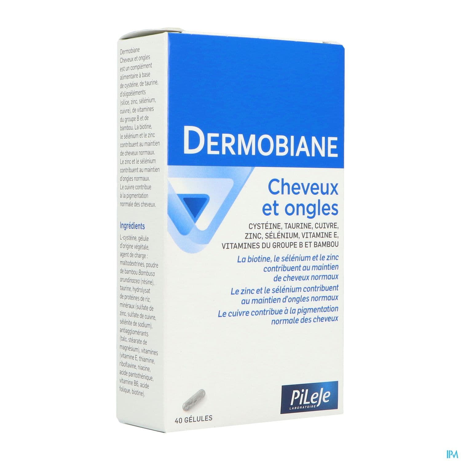 DERMOBIANE CHEVEUX ET ONGLES Gél B/40