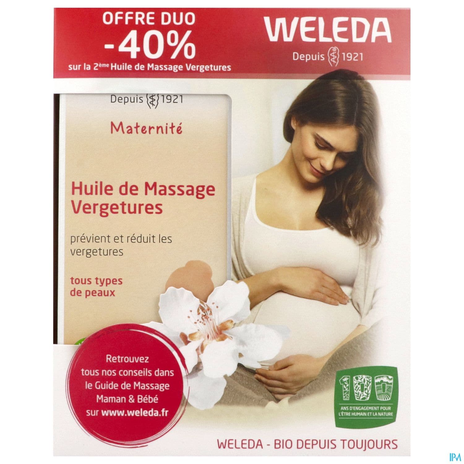 WELEDA HLE MASSAGE VERGET 100MLX2