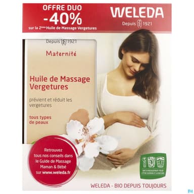 WELEDA HLE MASSAGE VERGET 100MLX2