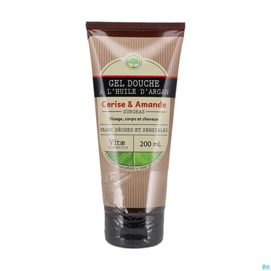 Vitae Cosmetics Gel Douche Cerise Amande 200ml X2