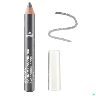 Avril Crayon Fard A Paupieres Gris Metallise Bio 2g